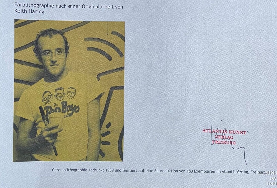 Numbered Keith Haring Lithograph - 9