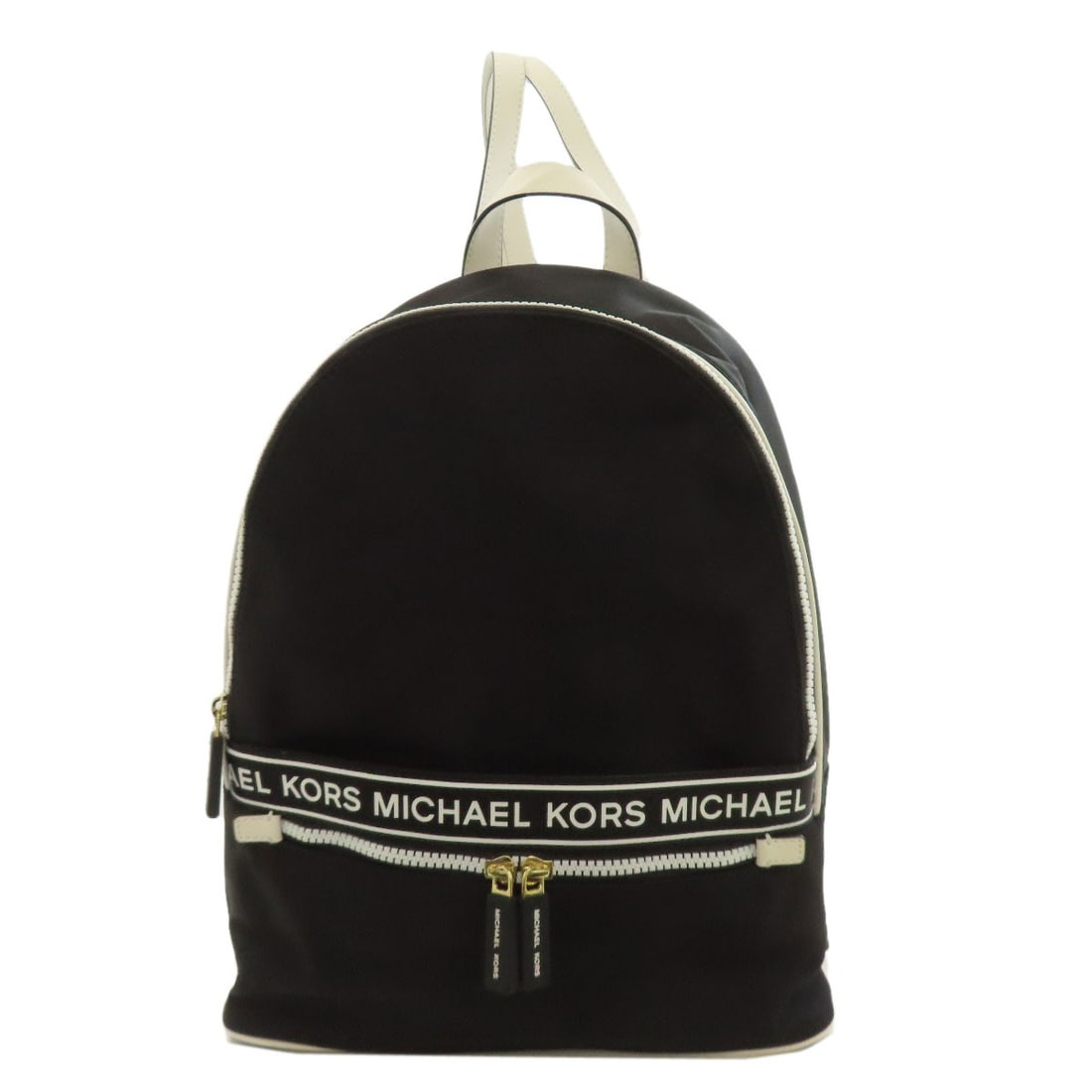 Michael Kors Kenly Nylon Backpack Daypack: Michael Kors Kenly Nylon Backpack Daypack Elevate your daily essentials with the sleek and stylish Michael Kors Kenly Nylon Backpack Daypack, boasting a durable black nylon exterior that's perfect