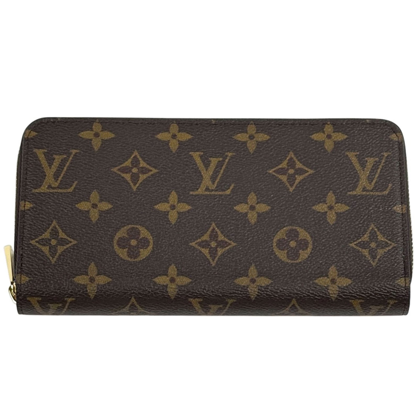 Women's - Louis Vuitton Zippy Wallet - Round Zip Long Monogram Brown with Rose Ballerine (Pink) - (1 of 6)
