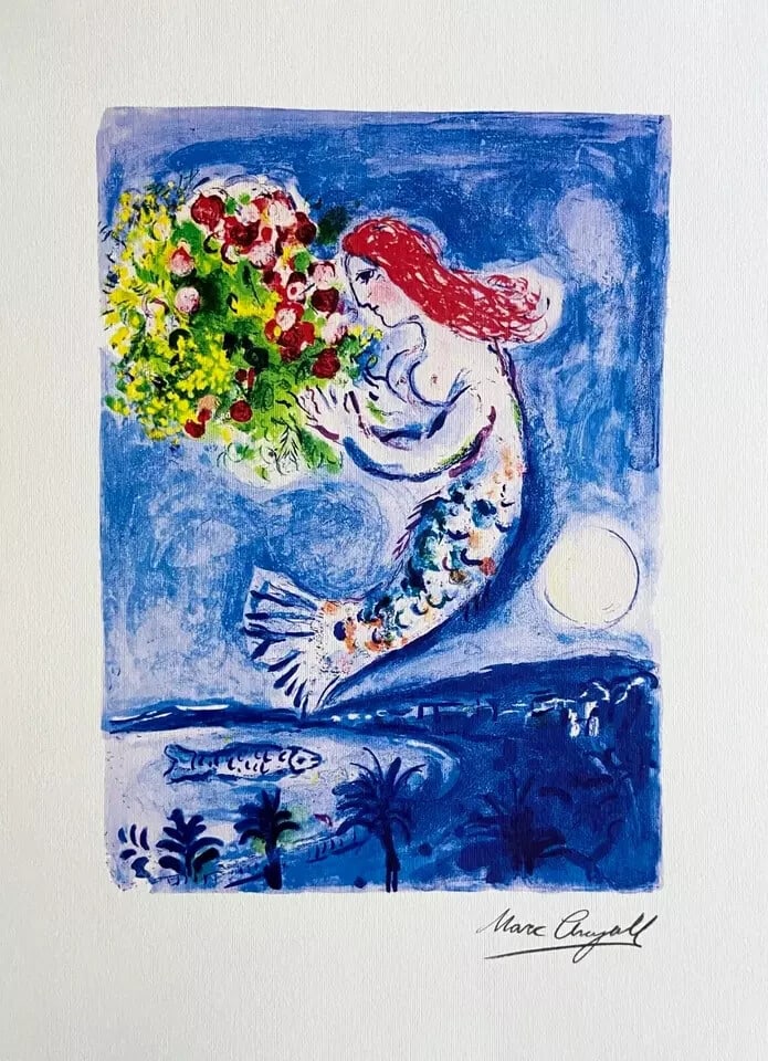 limited Marc Chagall Lithograph: numbered - 2