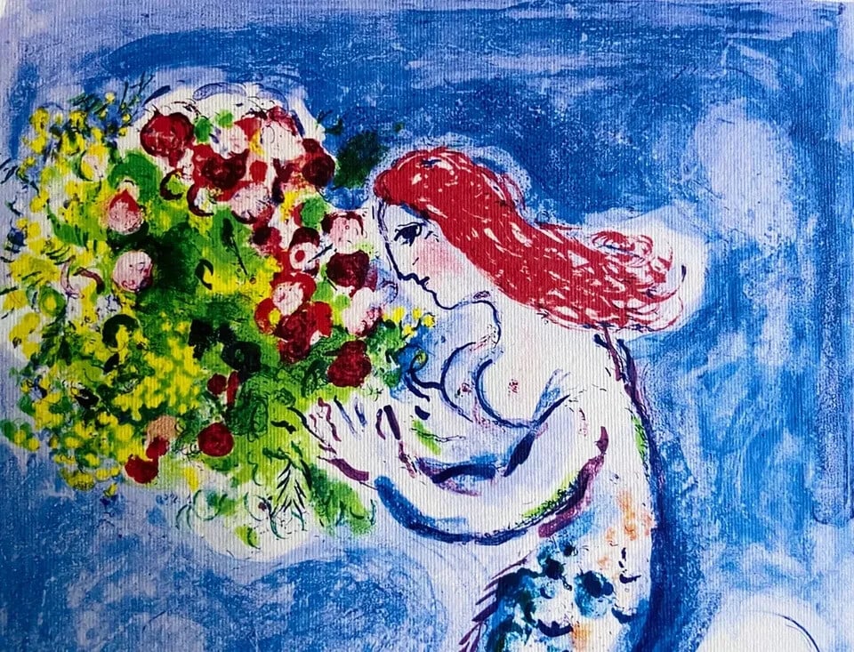 limited Marc Chagall Lithograph: numbered - 4