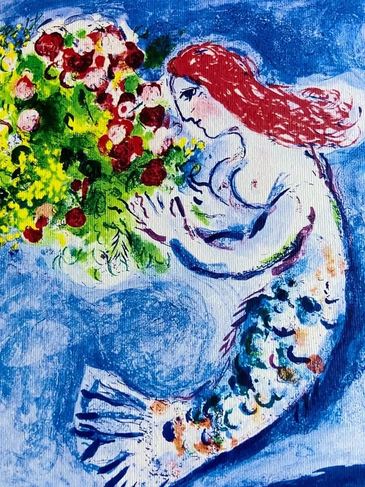 limited Marc Chagall Lithograph: numbered - 5