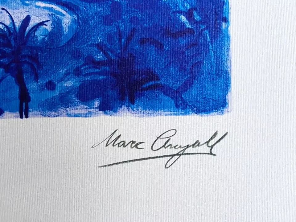 limited Marc Chagall Lithograph: numbered - 6