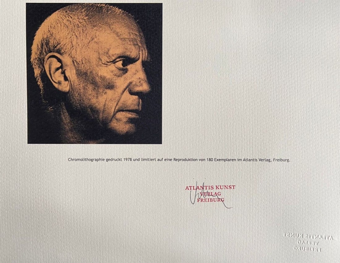 Numbered Pablo Picasso Lithograph - 9