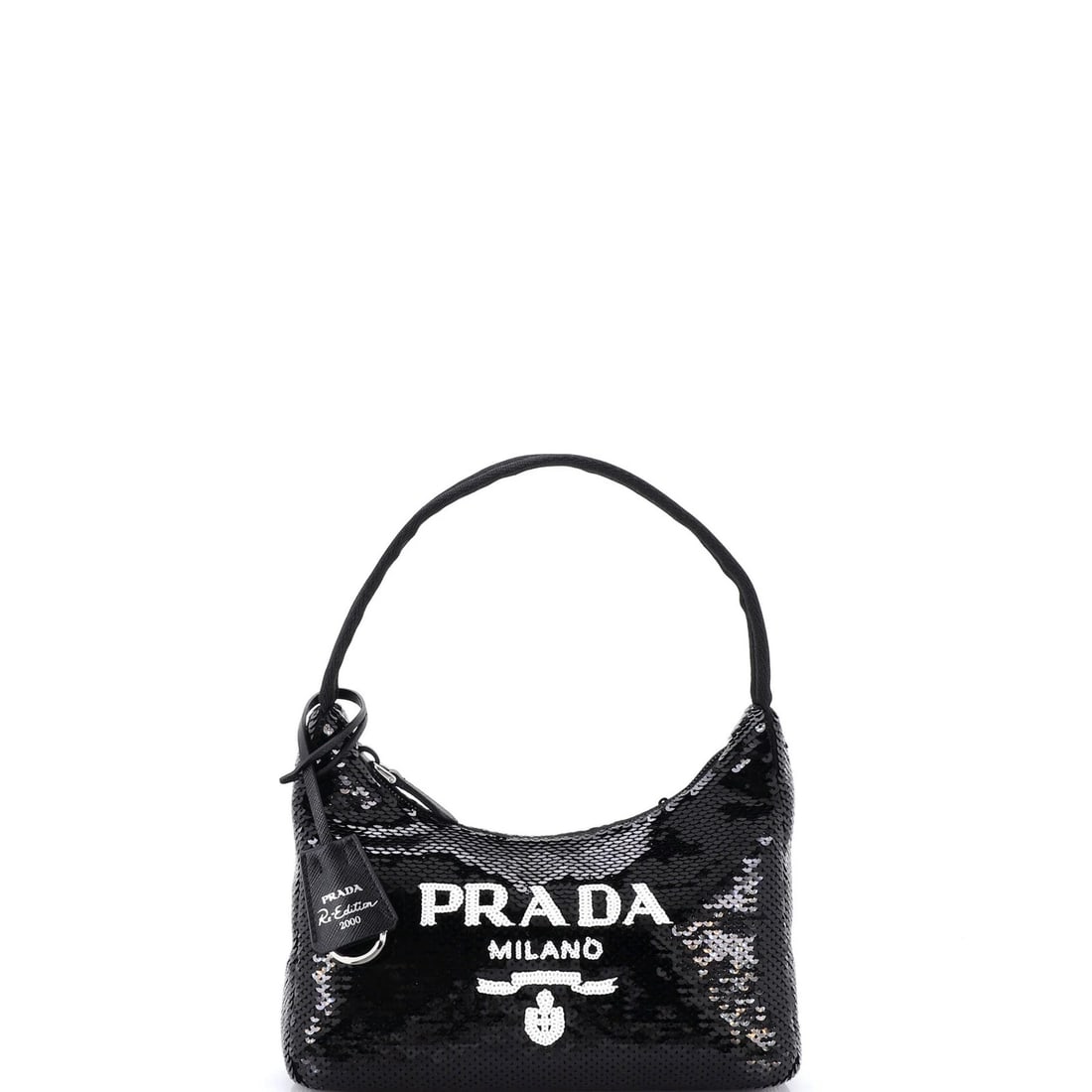 Mini Prada Re-Edition 2000 Hobo Sequins - 2