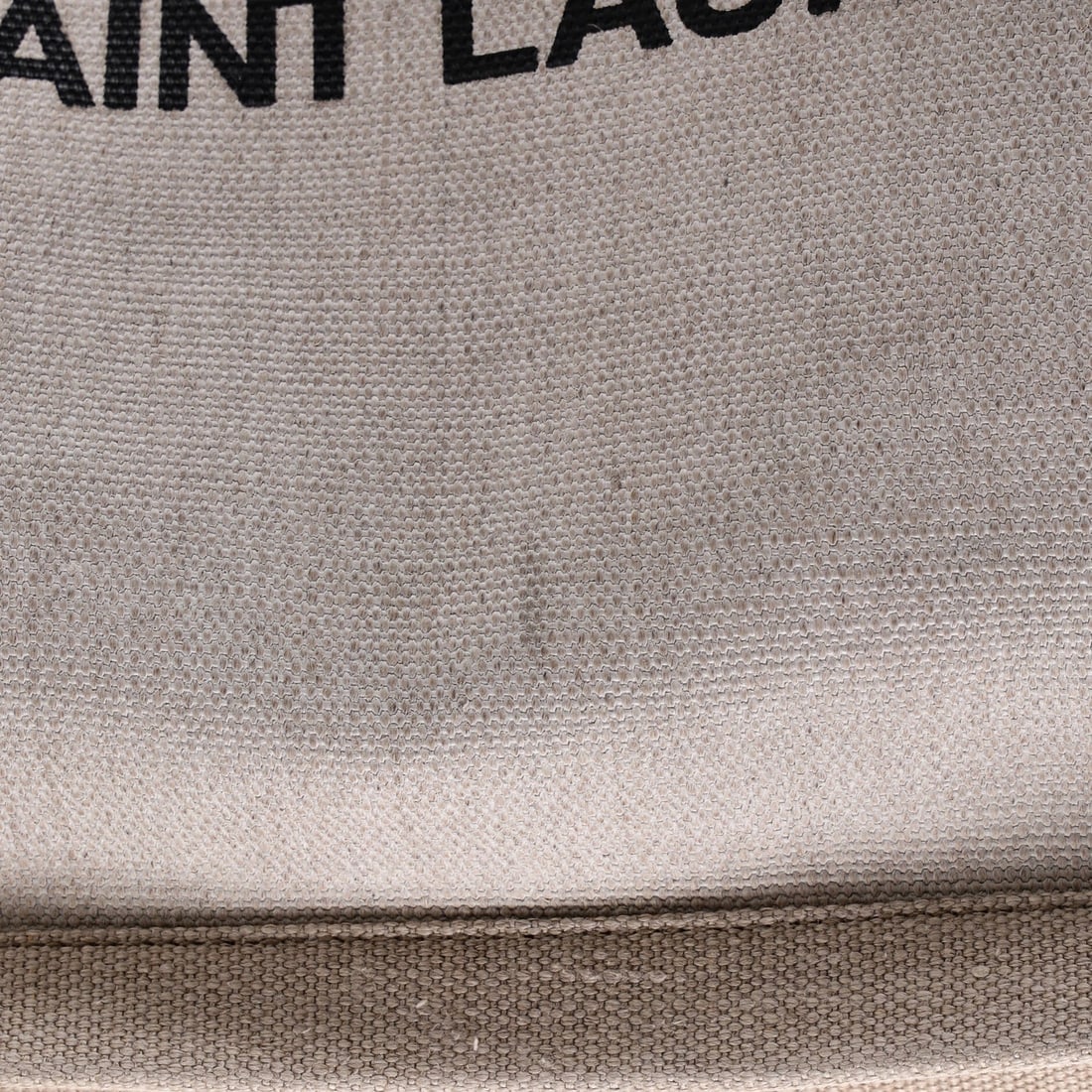 Large Saint Laurent Rive Gauche Shopper Tote Canvas - 6