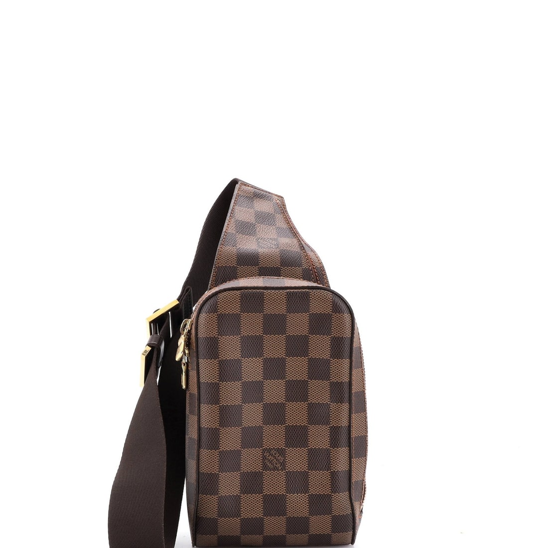 Damier Louis Vuitton Geronimos Waist Bag: Damier Louis Vuitton Geronimos Waist Bag A rare and iconic Damier Louis Vuitton Geronimos Waist Bag, this vintage piece boasts the quintessential LV look with its classic brown canvas exterior and