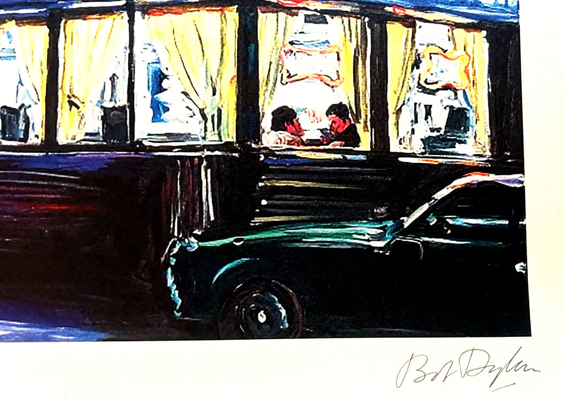 Limited Bob Dylan Lithograph Op Numbered - 8