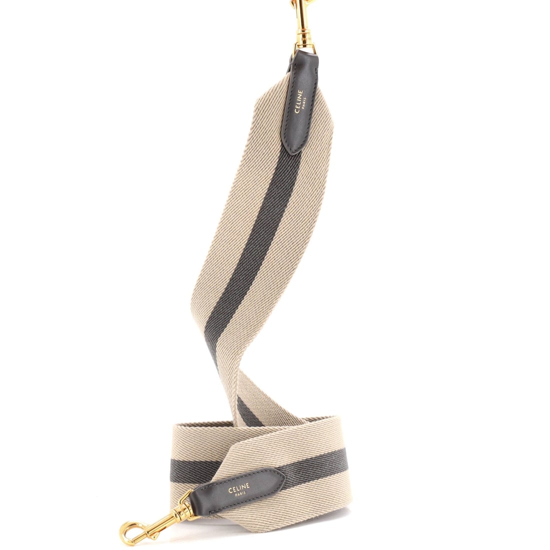 Long Celine Logo Shoulder Strap Jacquard Wool - 2