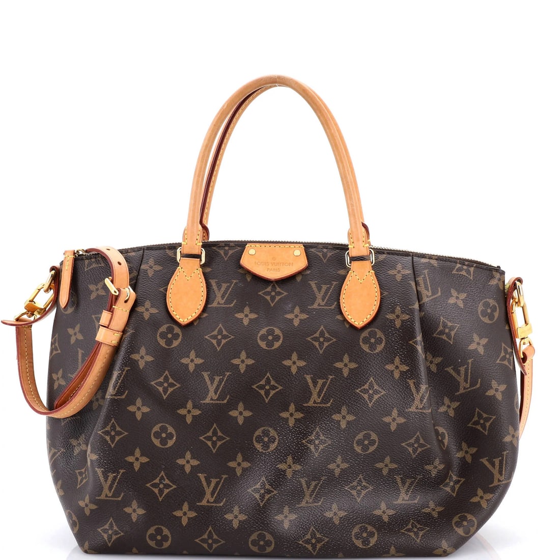 Louis Vuitton Turenne MM Monogram Canvas Handbag: Louis Vuitton Turenne MM Monogram Canvas Handbag A timeless classic, the Louis Vuitton Turenne MM Monogram Canvas Handbag boasts iconic monogram detailing and a rich brown canvas exterior that exudes