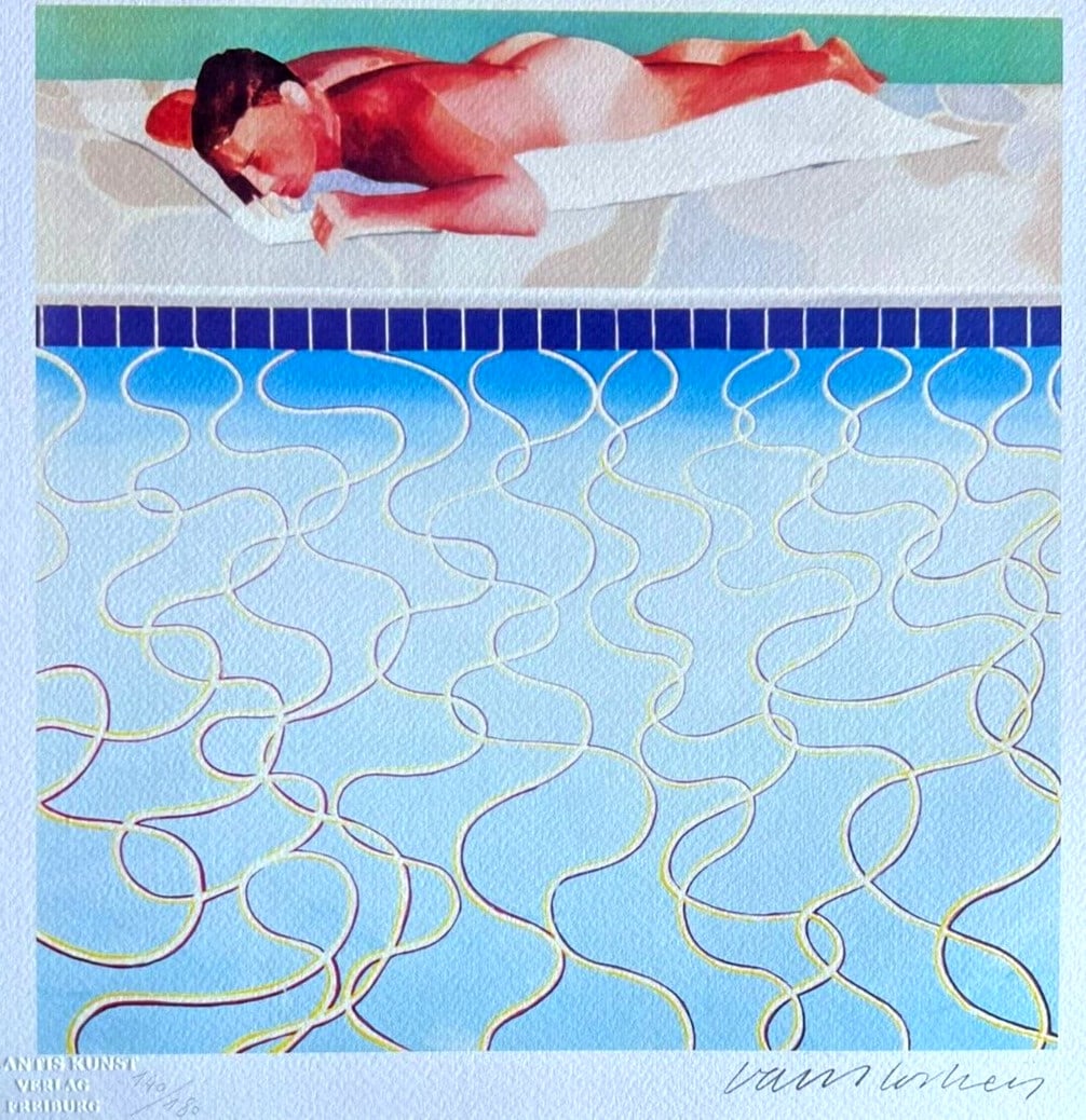 Limited David Hockney Lithograph Op Numbered (1 of 11)