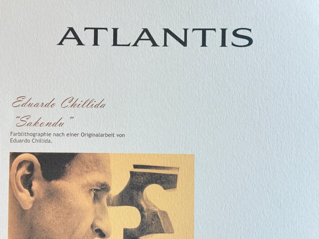 Numbered - Eduardo Chillida Lithograph - 10