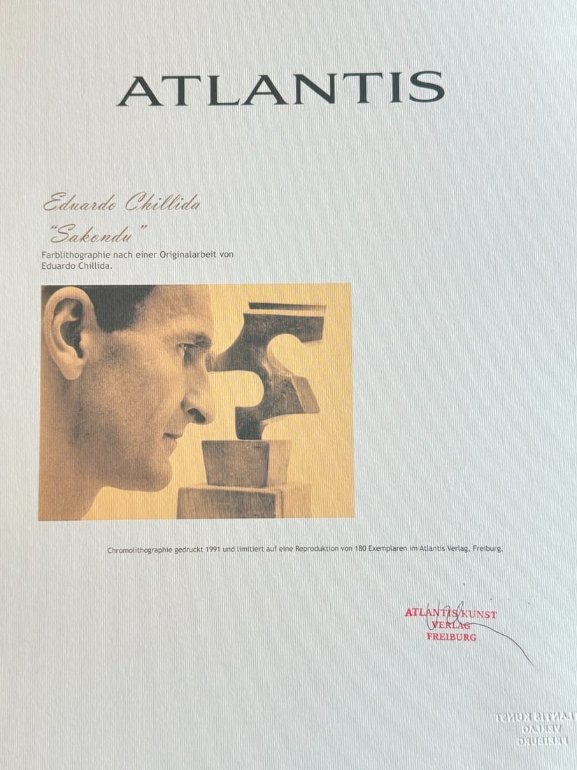 Numbered - Eduardo Chillida Lithograph - 9