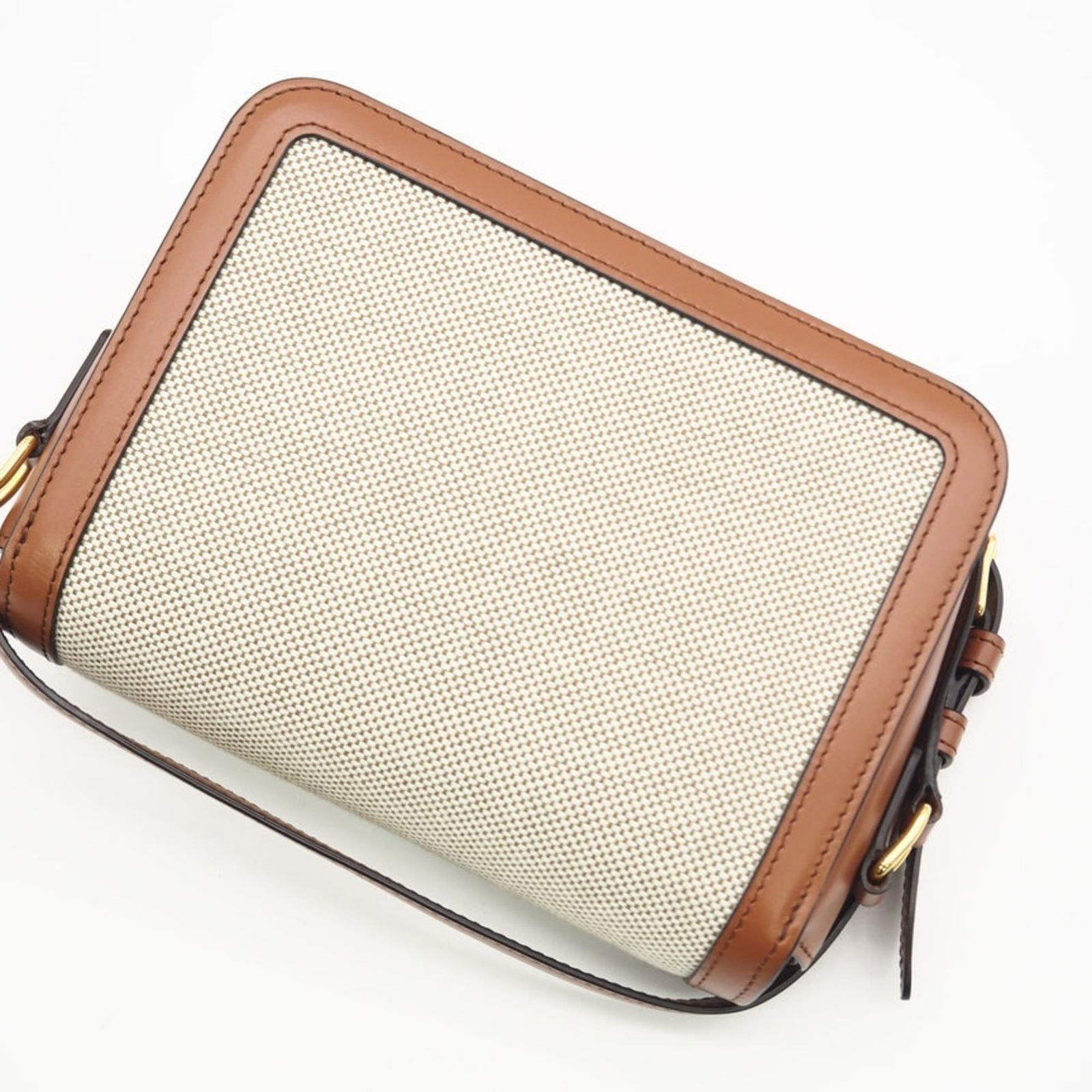 Celine Canvas Shoulder Bag - 4