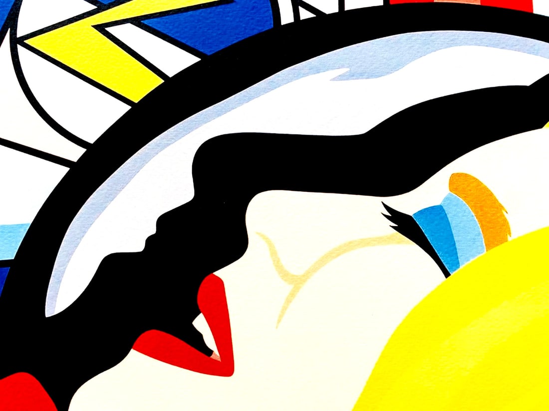 Numbered Tom Wesselmann Lithograph Handmade Op - 3