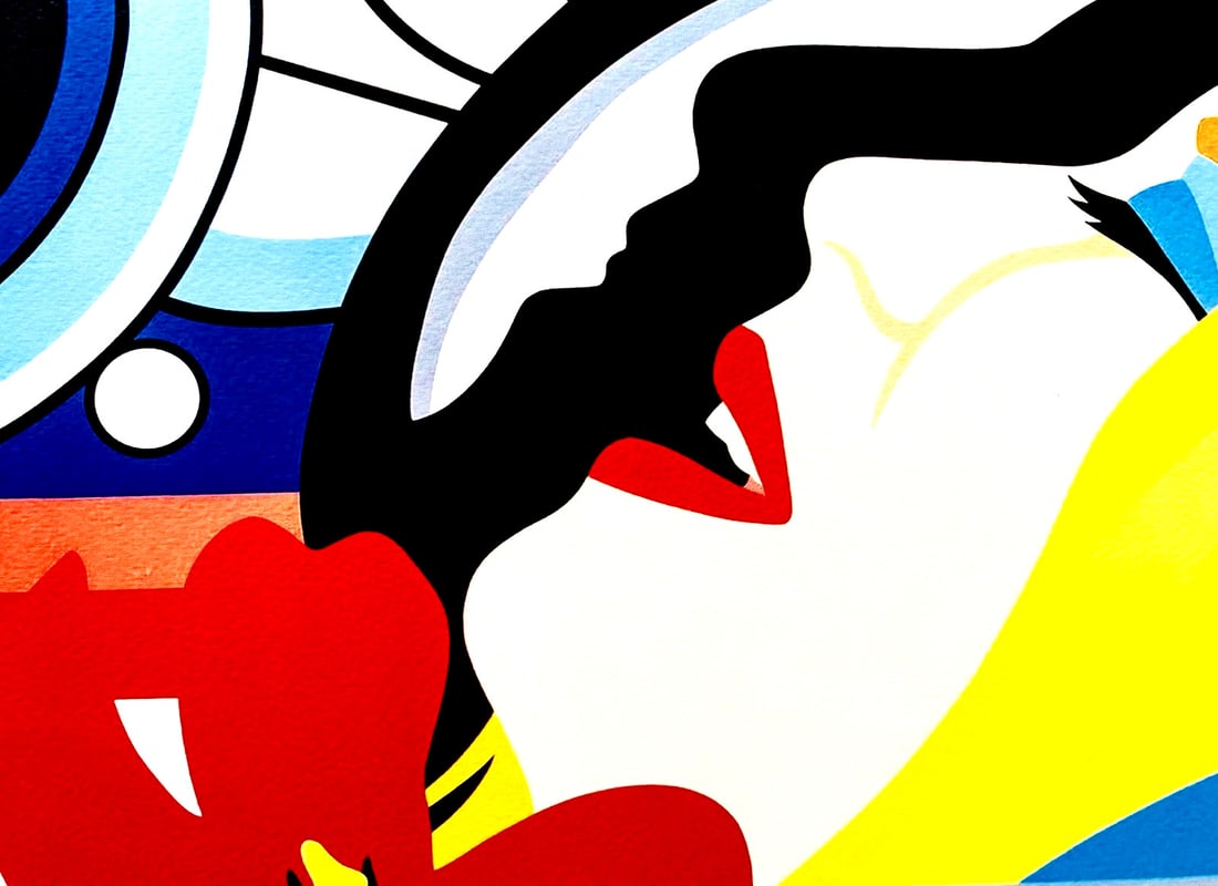 Numbered Tom Wesselmann Lithograph Handmade Op - 6