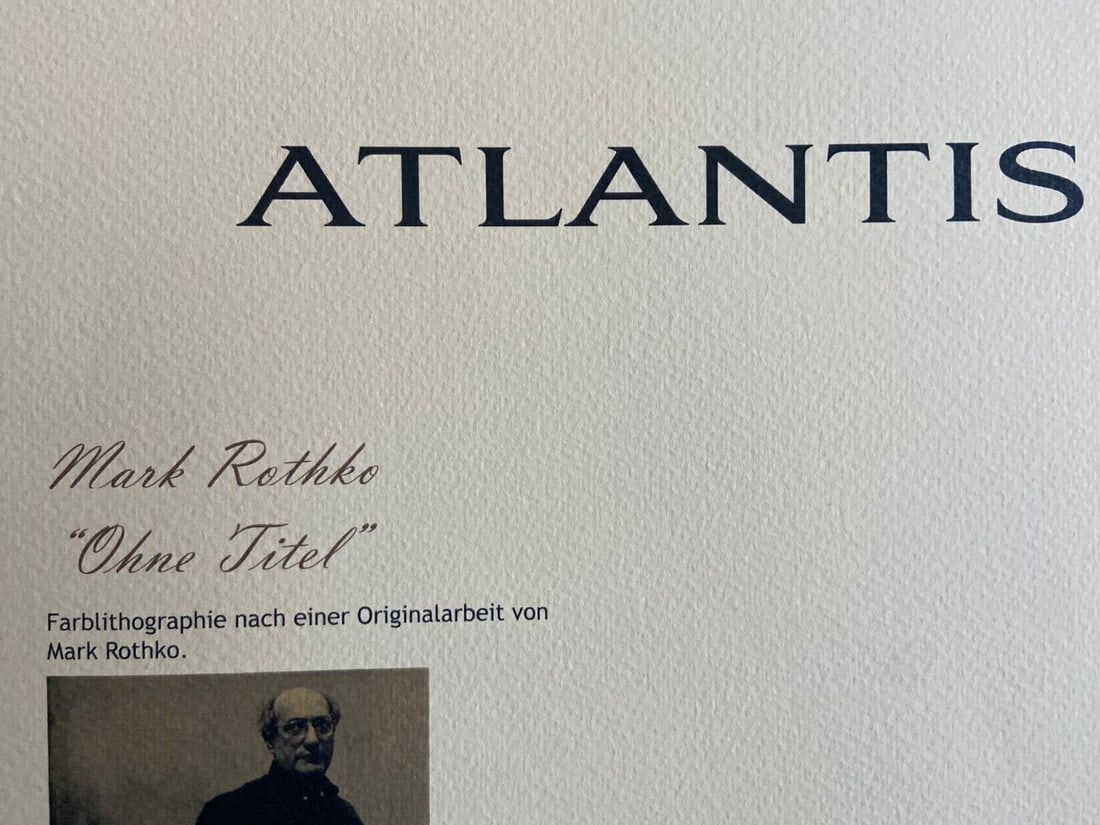 Mark Rothko Lithograph #180 (Op Numbered) - 8