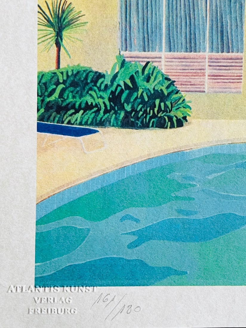 Numbered David Hockney Lithograph - 6
