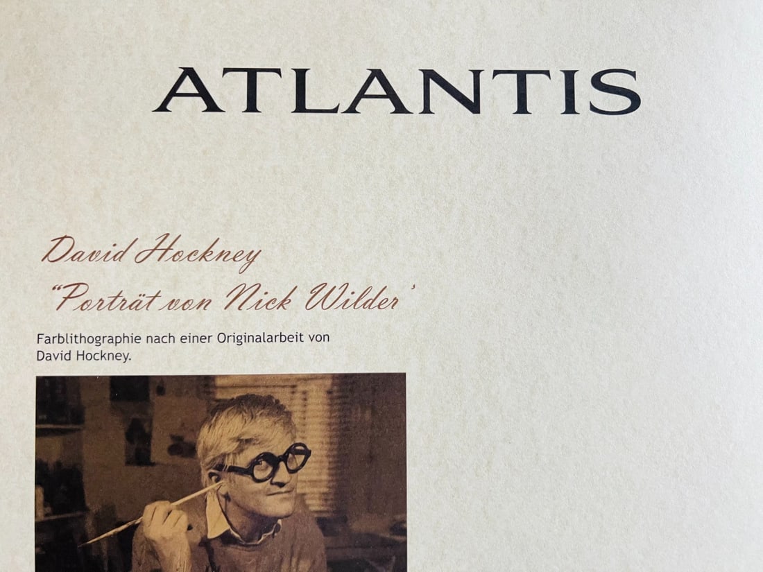 Numbered David Hockney Lithograph - 9