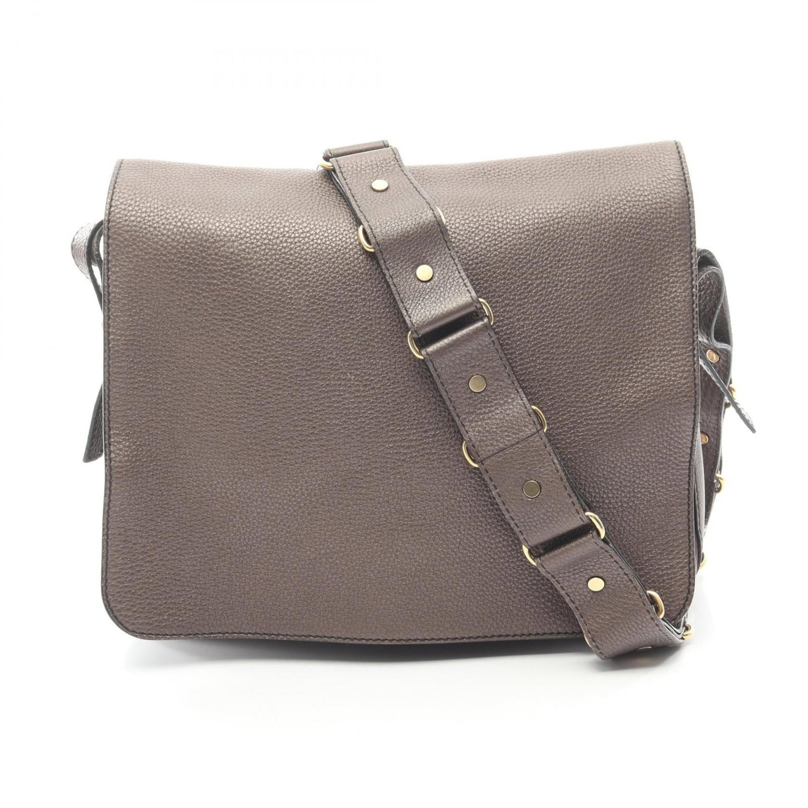 Shoulder Bag Leather - Celine Handbag - Messenger Bag: Shoulder Bag Leather - Celine Handbag - Messenger Bag A pre-owned Celine shoulder bag in rich brown leather, perfect for adding an air of sophistication to any outfit. With its classic messenger