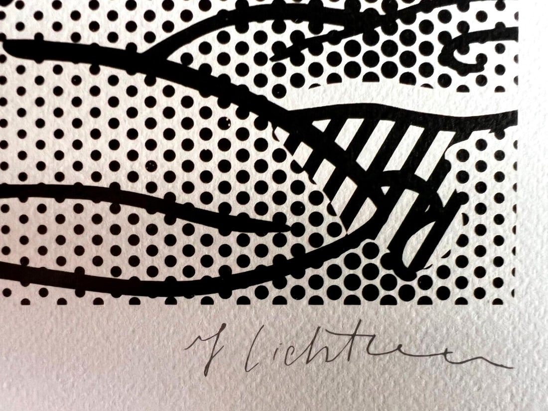 Numbered Roy Lichtenstein Lithograph - 10
