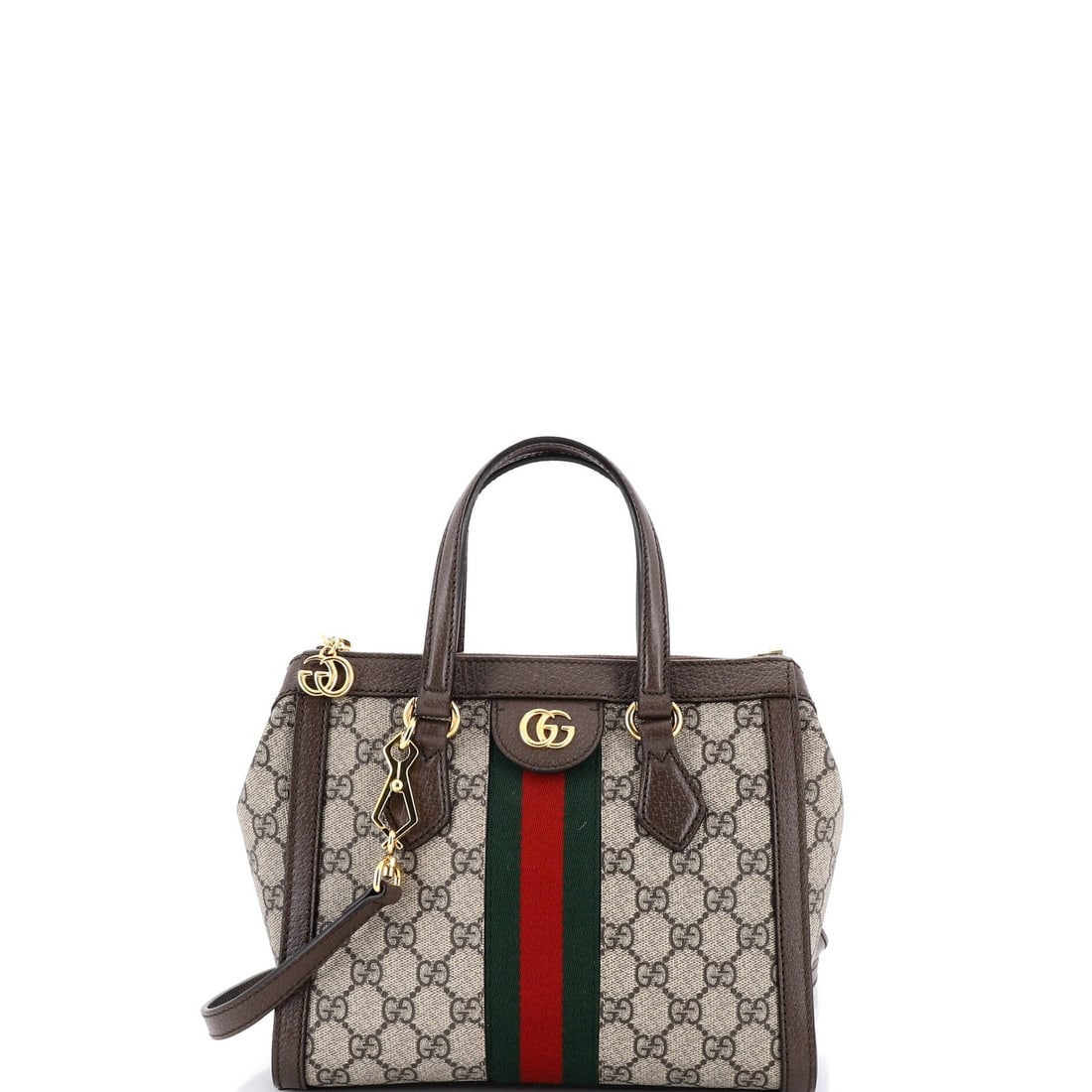 Gucci Ophidia Small Top-Handle Tote in GG Coated Canvas (1 of 7)