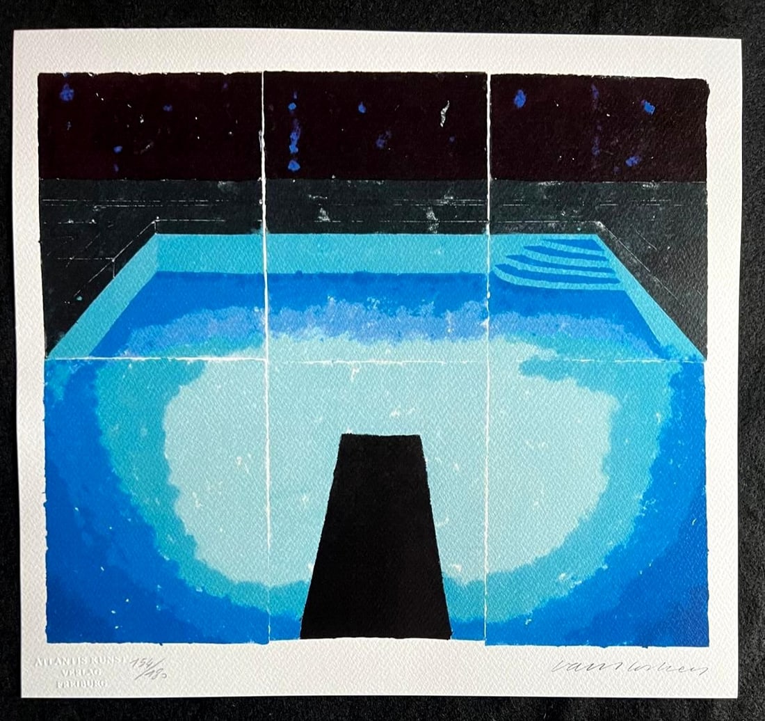 David Hockney Midnight Lithograph - 2