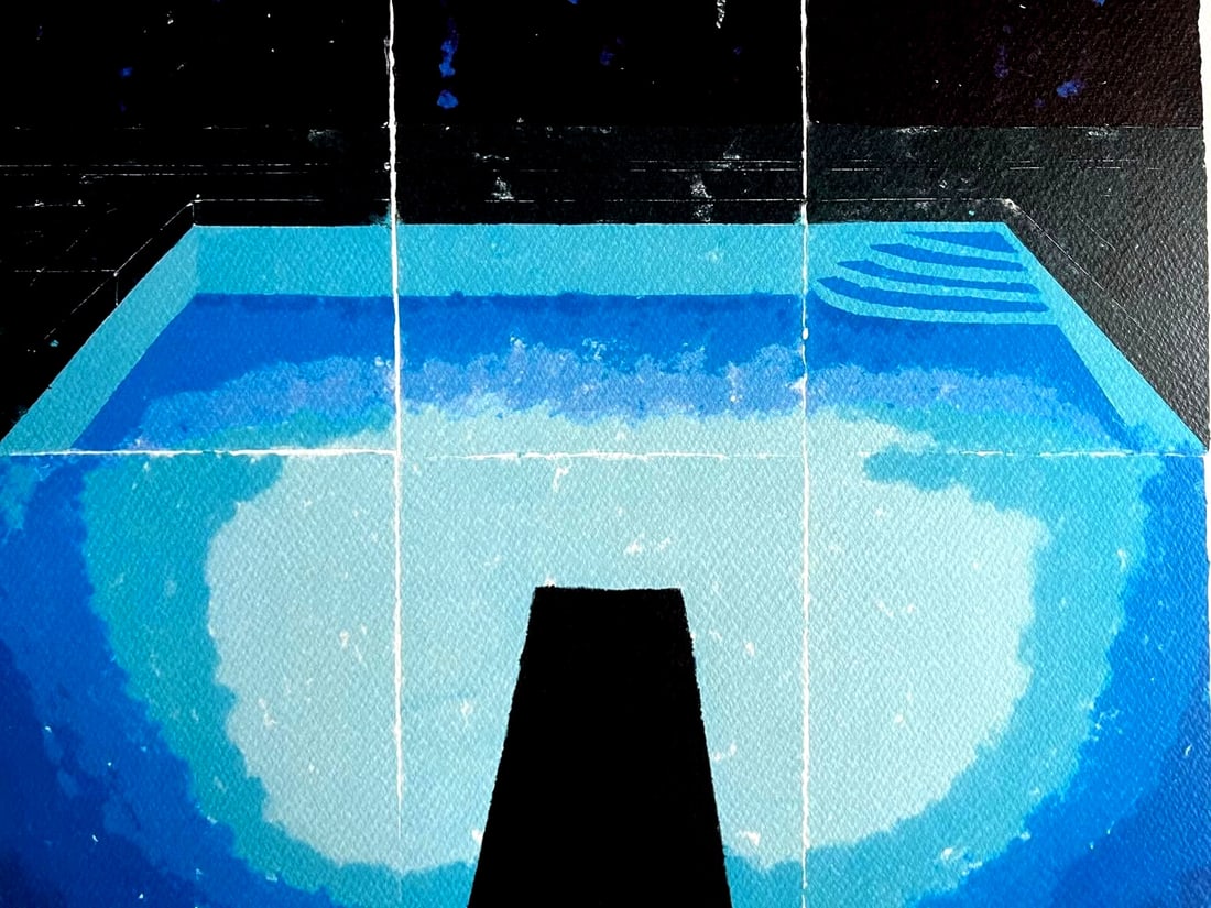 David Hockney Midnight Lithograph - 4