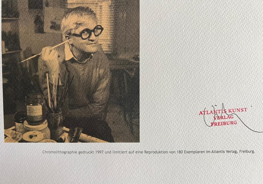 David Hockney Midnight Lithograph - 9