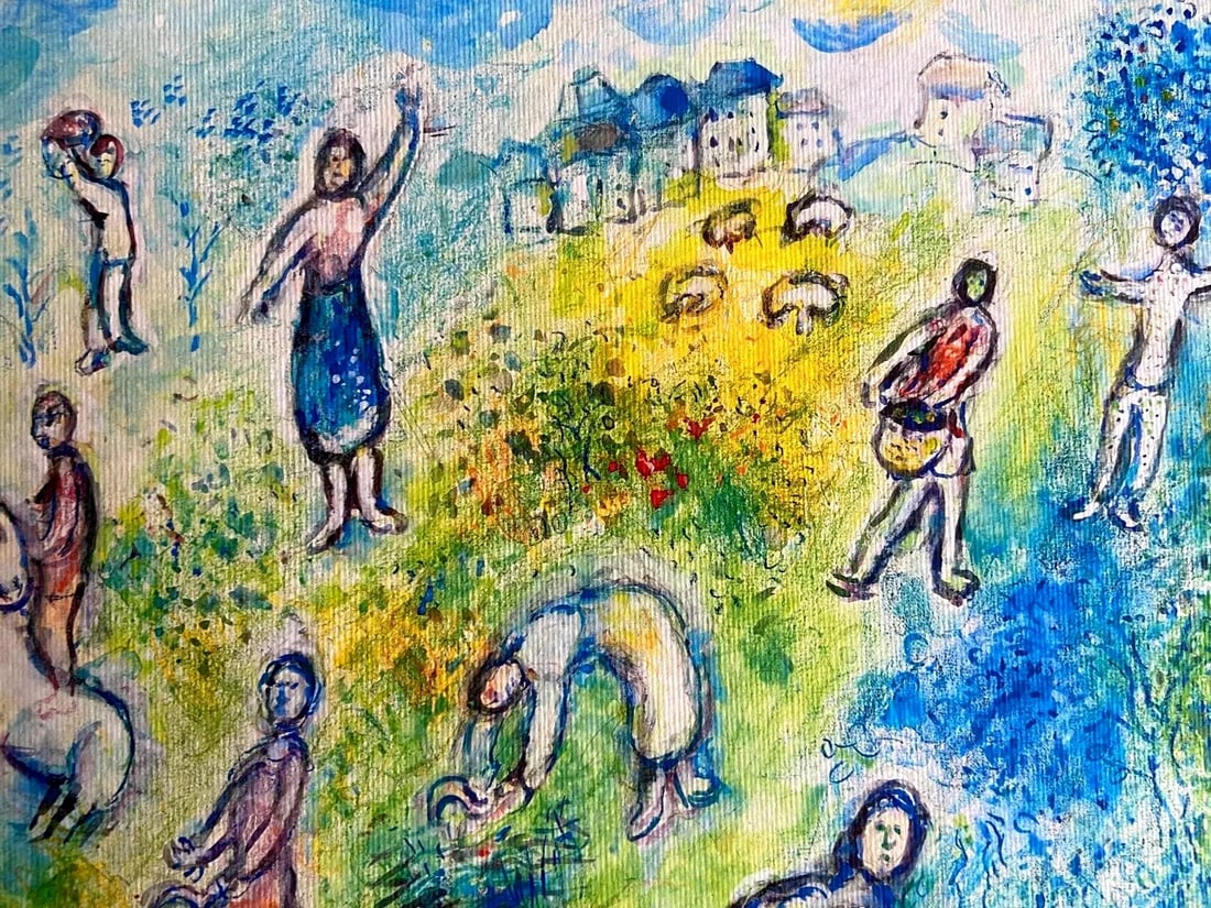 Marc Chagall Lithograph, Numbered Collection Stamp - 4