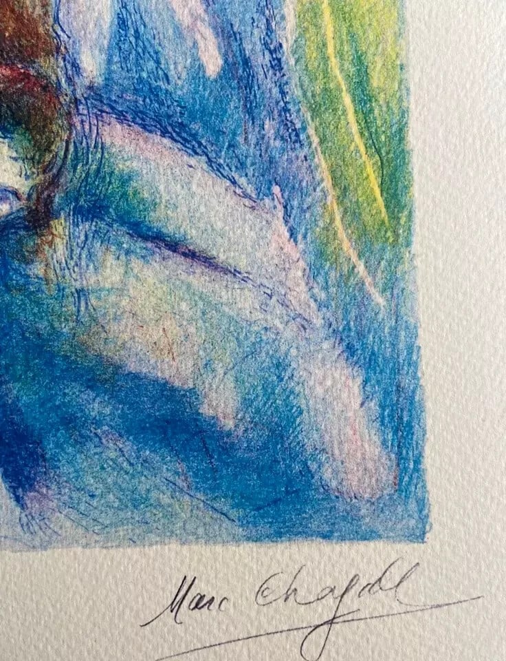 Marc Chagall Lithograph (Numbered) - 10