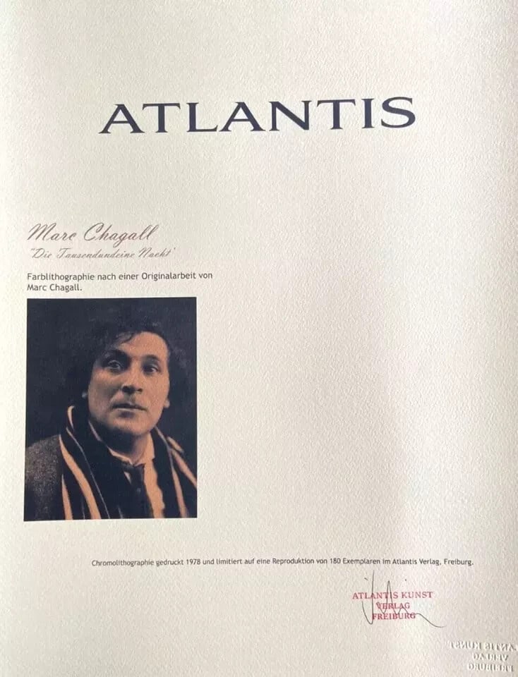 Marc Chagall Lithograph (Numbered) - 11