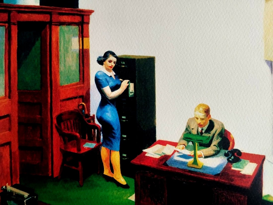 Numbered Edward Hopper Lithograph - 2