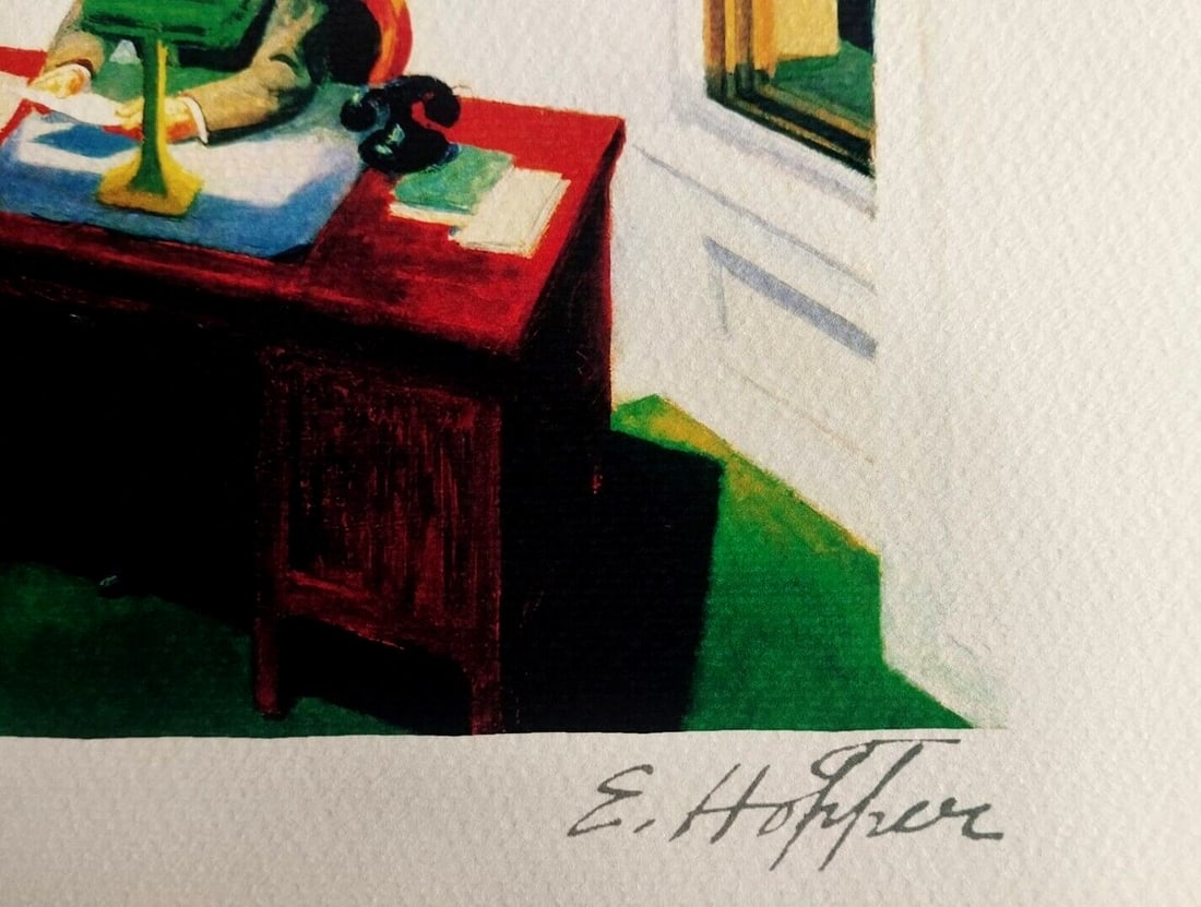 Numbered Edward Hopper Lithograph - 7