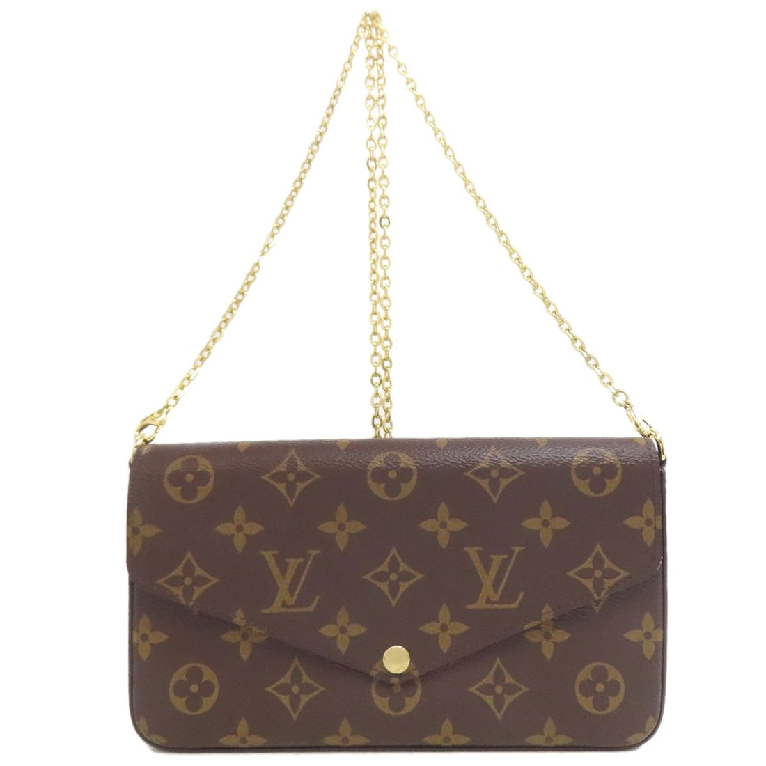 Louis Vuitton M81896 Pochette Felice Shoulder Bag in Monogram Canvas: Louis Vuitton M81896 Pochette Felice Shoulder Bag in Monogram Canvas Elevate your everyday style with the iconic Louis Vuitton Pochette Felice Shoulder Bag, boasting the signature Monogram canvas in