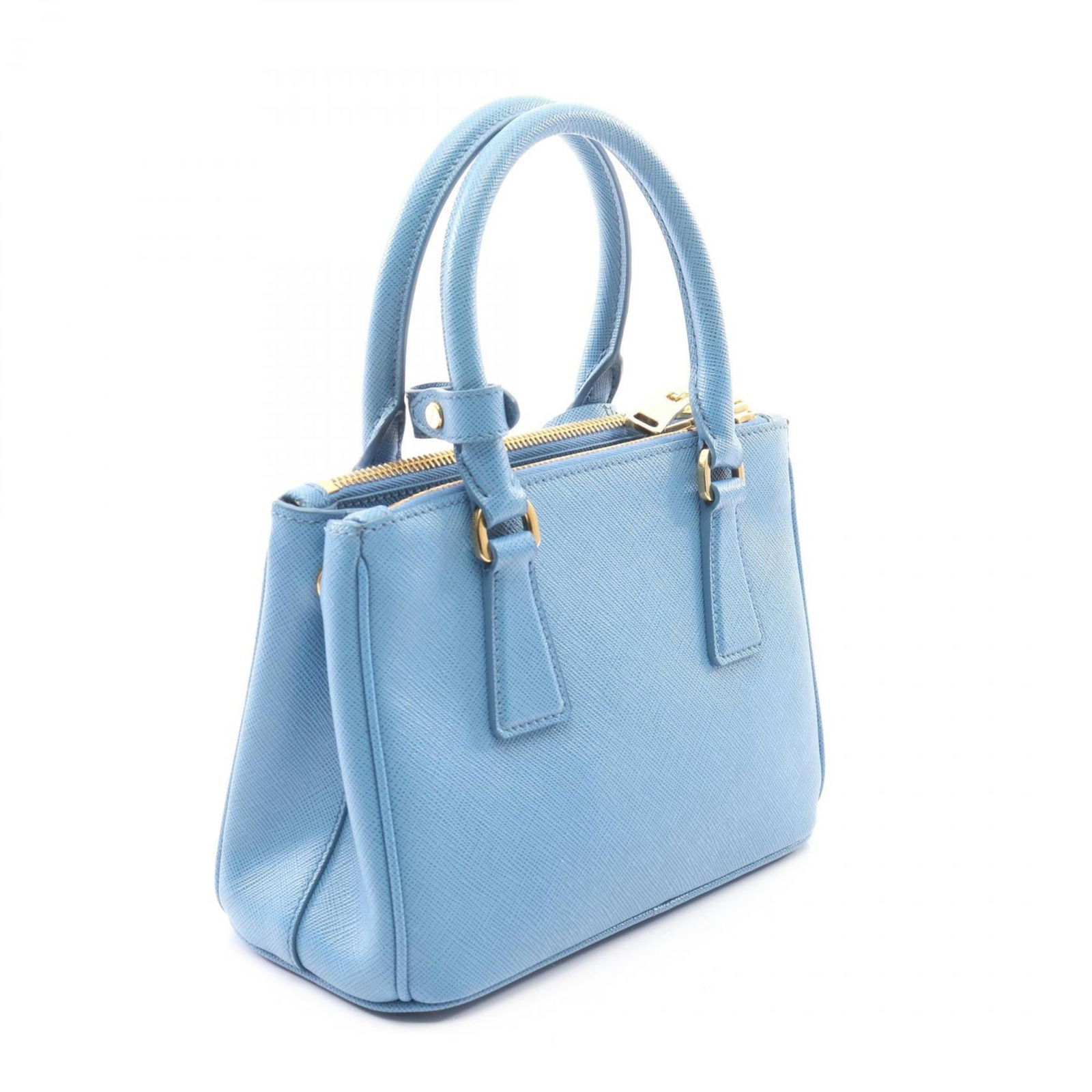 Prada Saffiano Triangle Handbag - 2