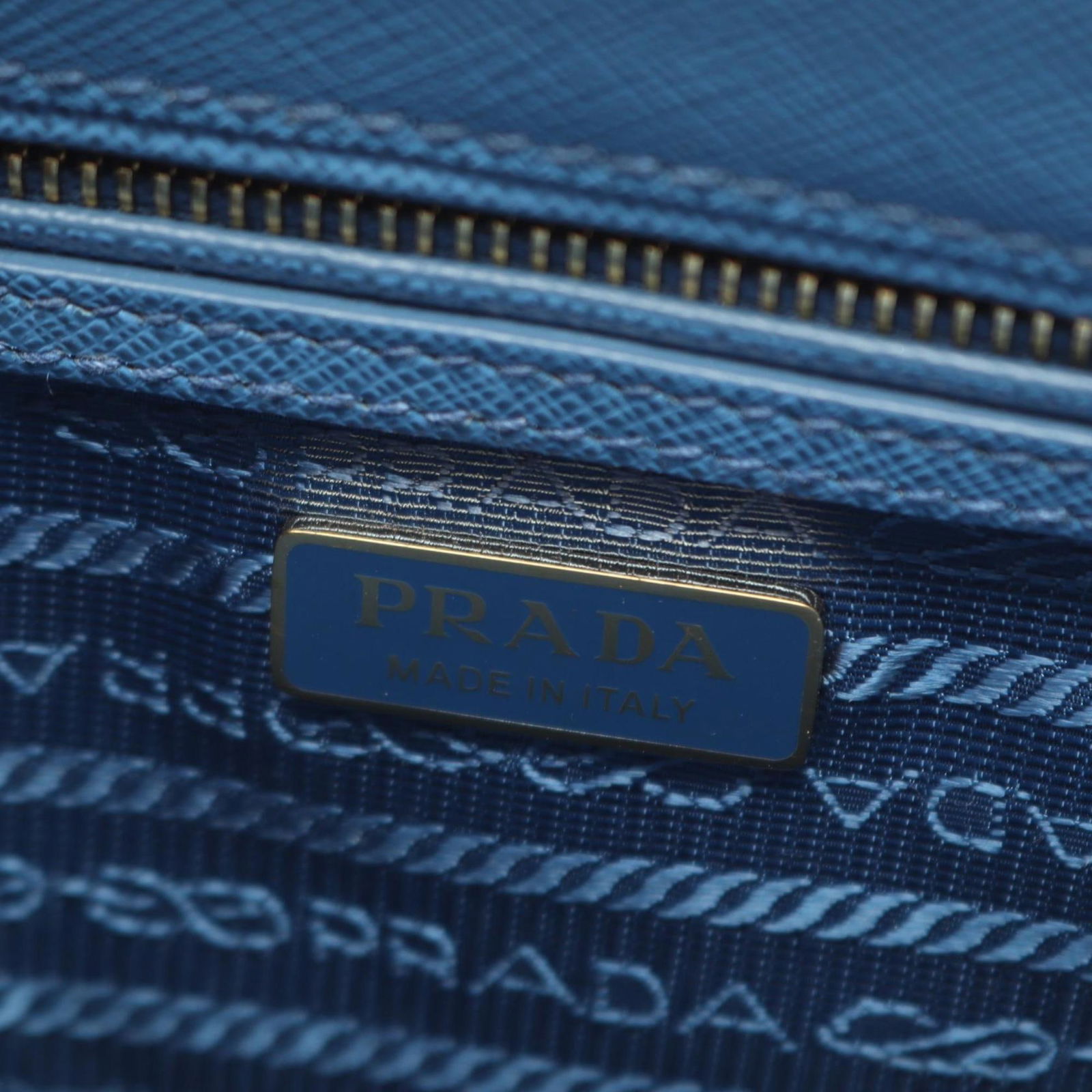 Prada Saffiano Triangle Handbag - 4