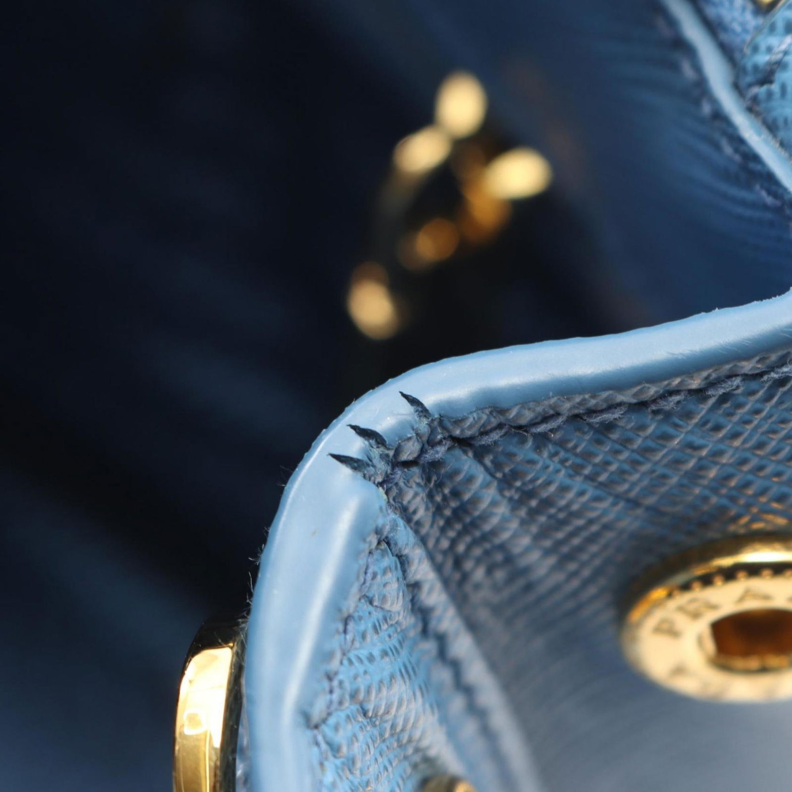 Prada Saffiano Triangle Handbag - 5