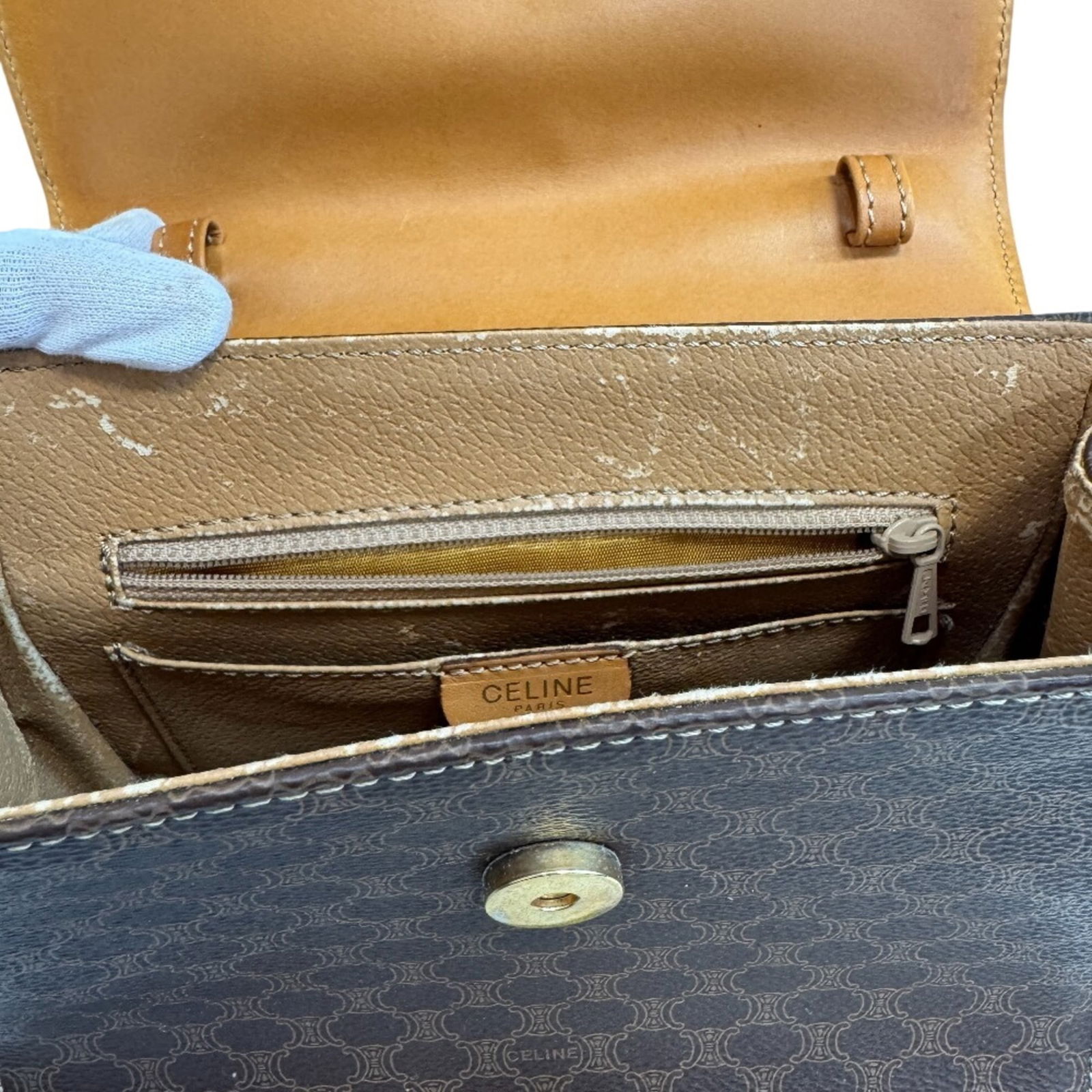 Celine Leather Handbag - 12