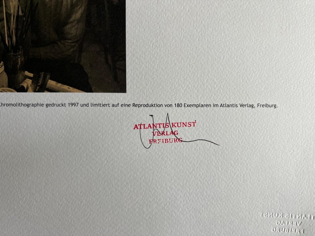 Lithograph: numbered limited - David Hockney - 10