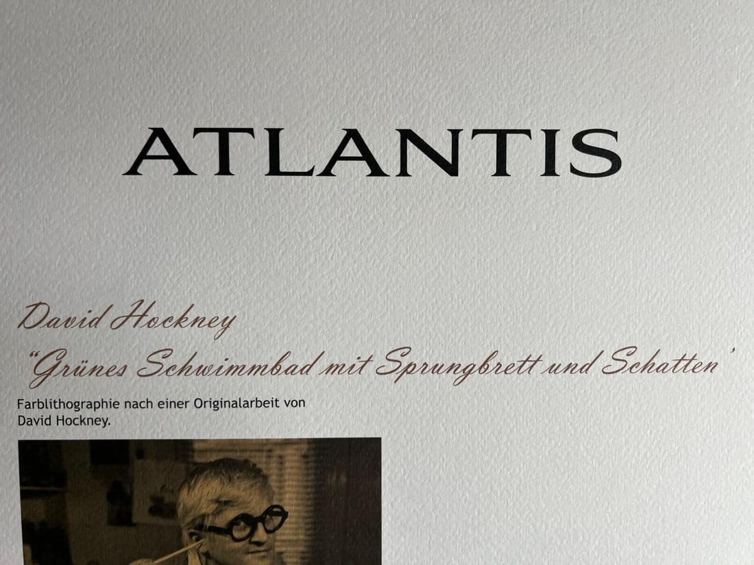 Lithograph: numbered limited - David Hockney - 8