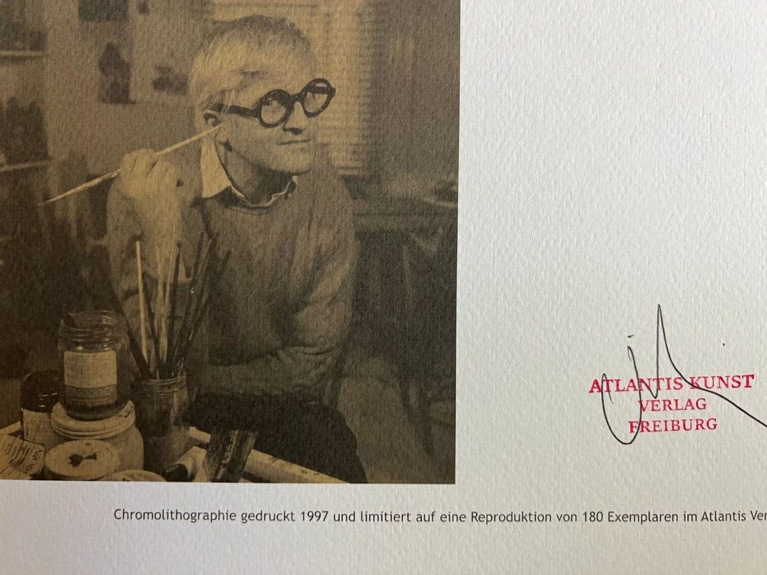 Lithograph David Hockney - 11