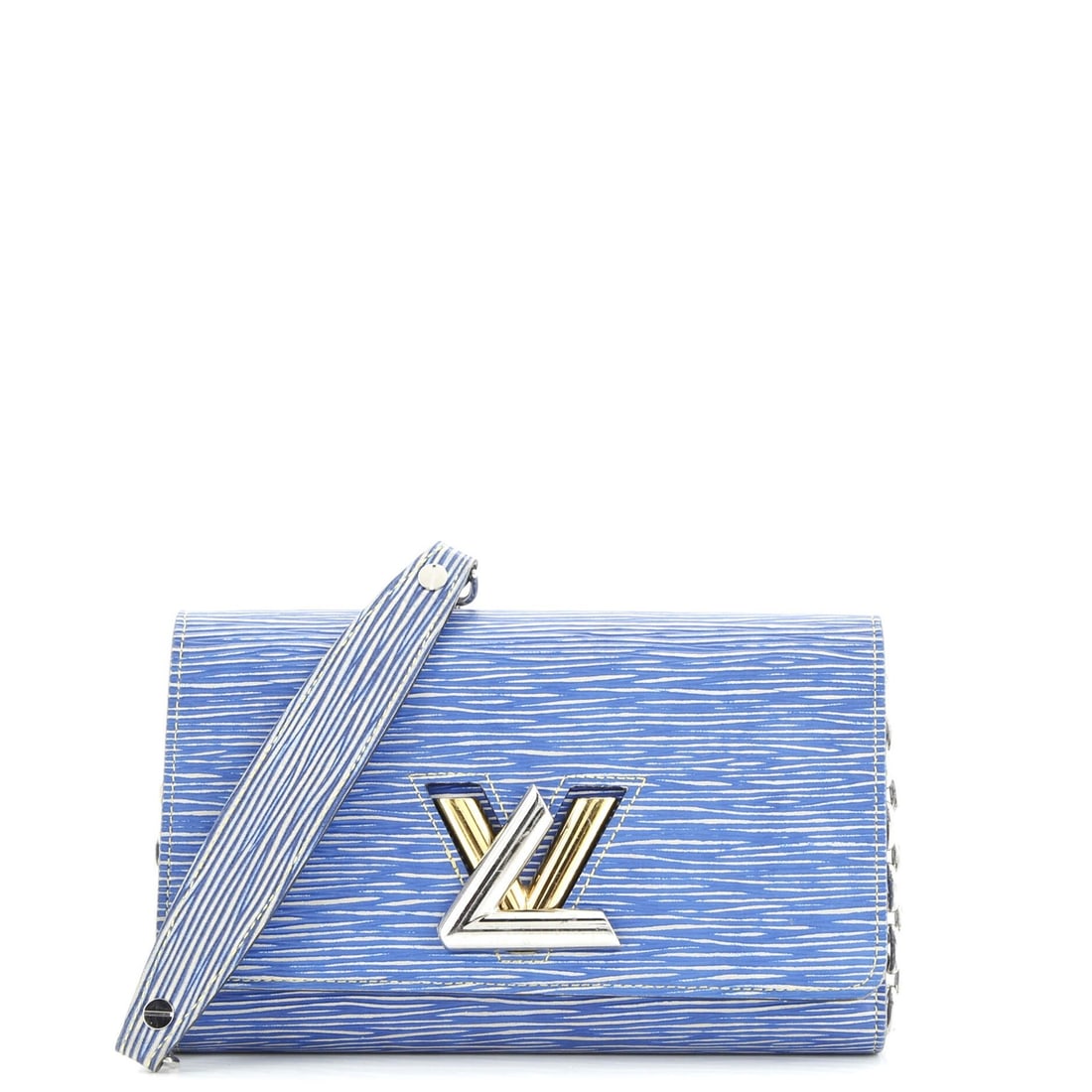 Louis Vuitton Twist Chain Wallet in Epi Leather: Louis Vuitton Twist Chain Wallet in Epi Leather The Louis Vuitton Twist Chain Wallet in Epi Leather is a stylish and versatile accessory that combines sleek design with durable construction. Its