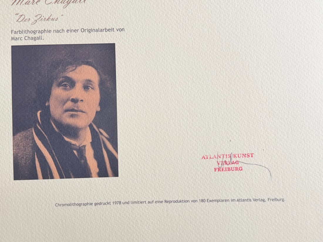 Marc Chagall Lithograph # (Numbered) - 9