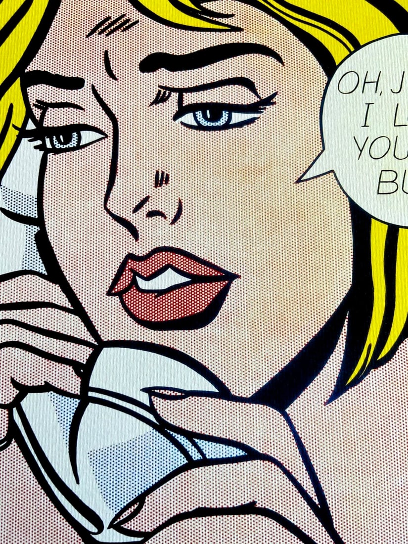 limited Roy Lichtenstein Lithograph numbered - 3