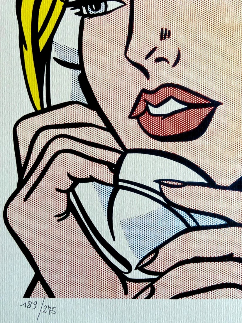limited Roy Lichtenstein Lithograph numbered - 6