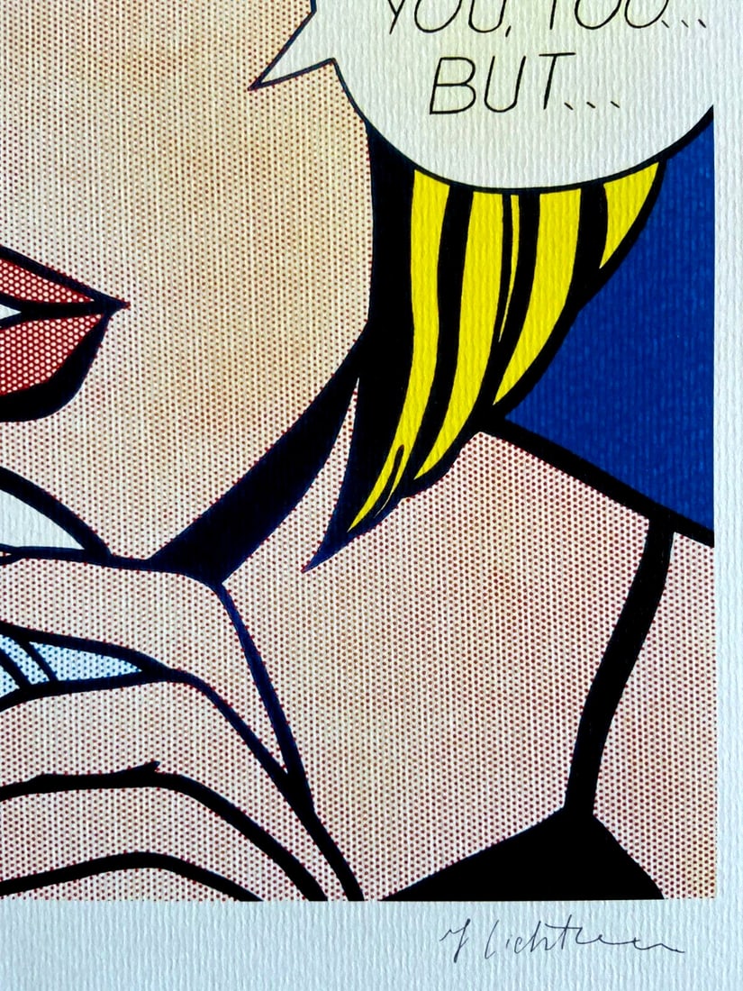 limited Roy Lichtenstein Lithograph numbered - 7