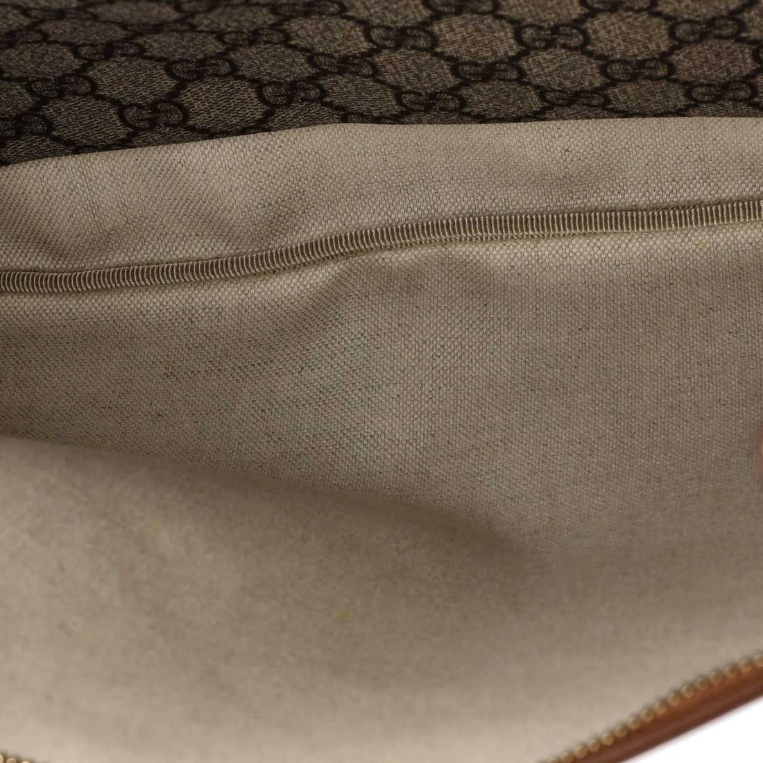 Large Gucci Web Loop Flat Messenger GG Coated Canvas - 5