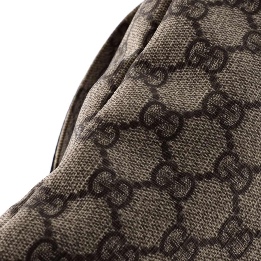 Large Gucci Web Loop Flat Messenger GG Coated Canvas - 6