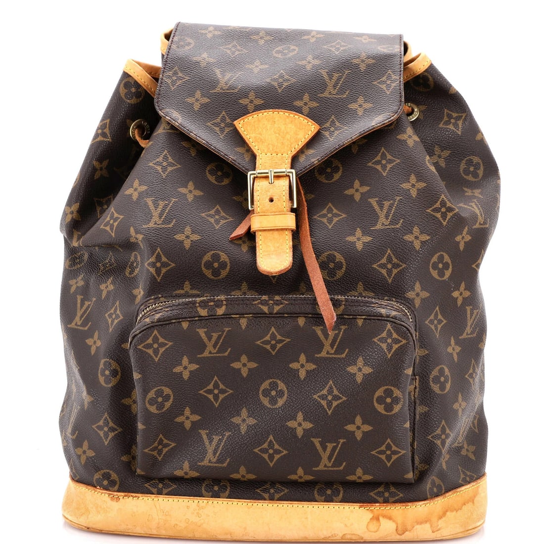 Louis Vuitton Vintage Montsouris Backpack - Monogram Canvas GM (1 of 8)